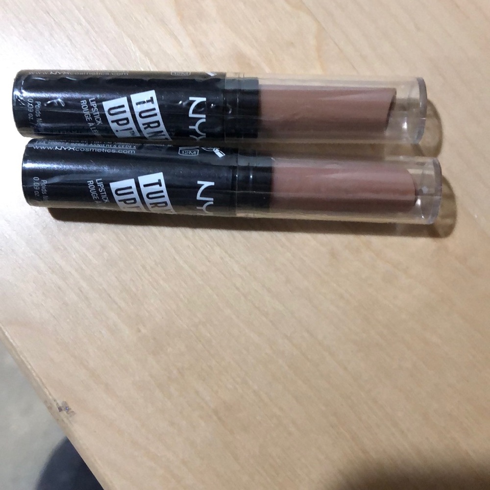 NYX Turnt Up Lipstick lot of 2 - TULS10 Flawless